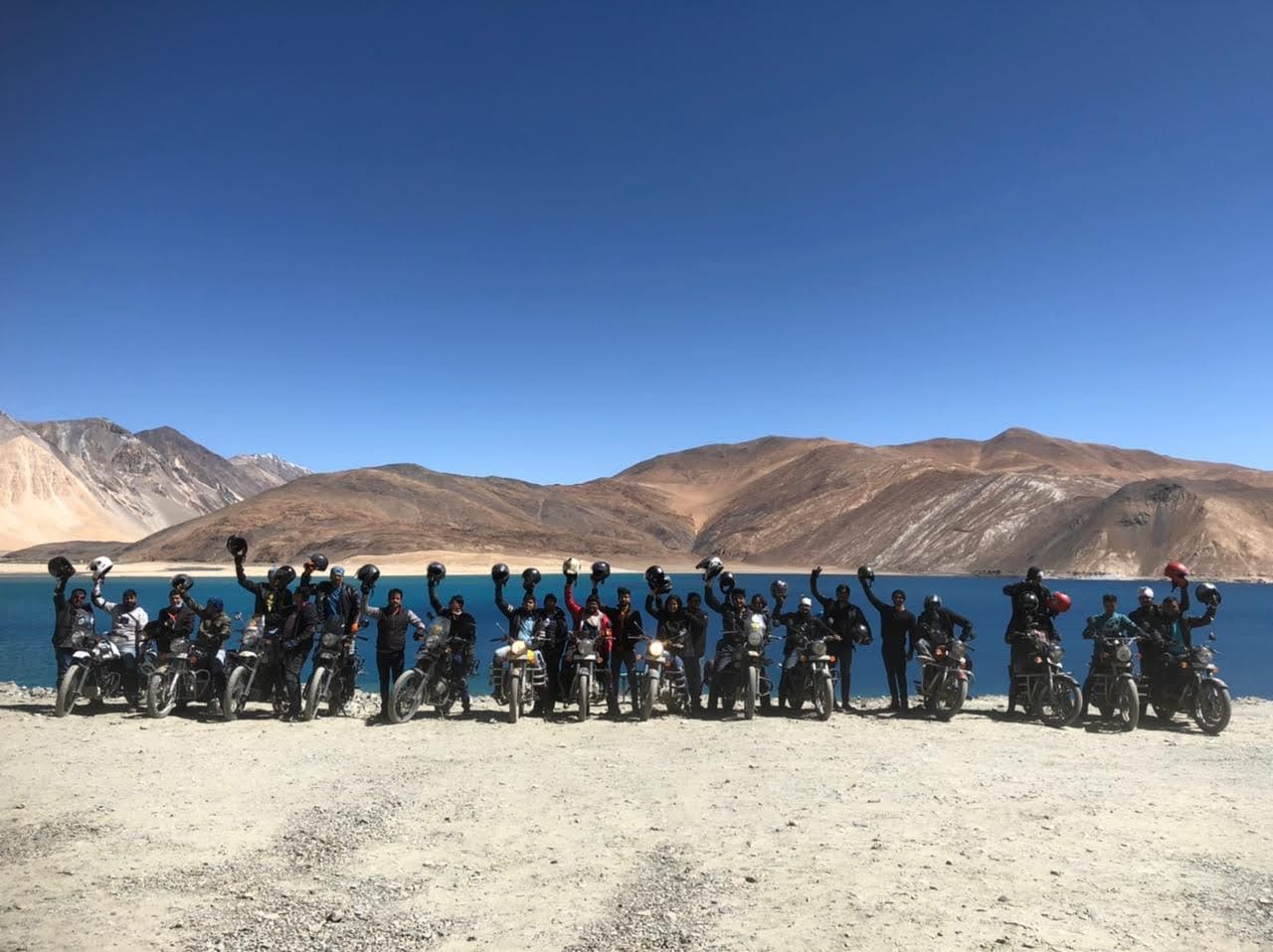 Group At Pangong